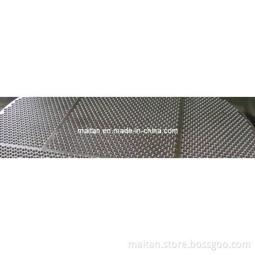 Baffle for Heat Exchanger (Titanium, Nickel, Stainless Steel)